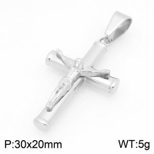 Stainless Steel Cross Pendant - KP117880-HR