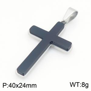 Stainless Steel Cross Pendant - KP117881-HR
