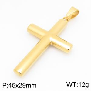 Stainless Steel Cross Pendant - KP117888-HR