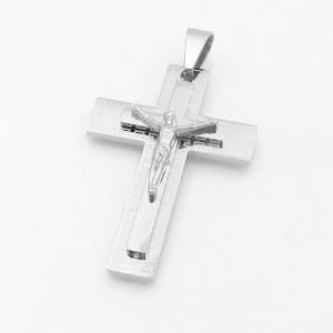 Stainless Steel Cross Pendant - KP117893-HR