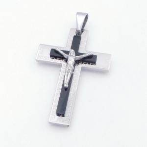 Stainless Steel Cross Pendant - KP117895-HR