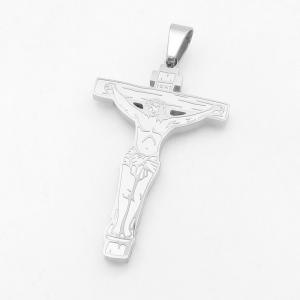 Stainless Steel Cross Pendant - KP117898-HR