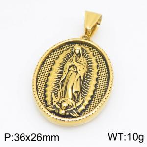 Stainless Steel Gold-plating Pendant - KP118103-GSD