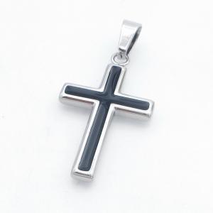 Stainless Steel Cross Pendant - KP118165-HR