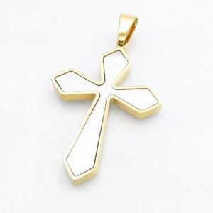 Stainless Steel Cross Pendant - KP118175-HR