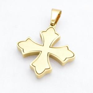 Stainless Steel Cross Pendant - KP118194-HR