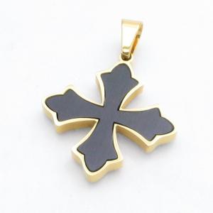 Stainless Steel Cross Pendant - KP118197-HR