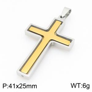 Stainless Steel Jewelry Cross Pendant - KP118325-ZLA