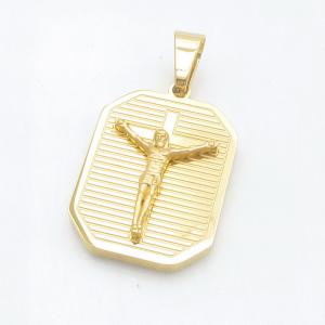 Stainless Steel Cross Pendant - KP118385-HR