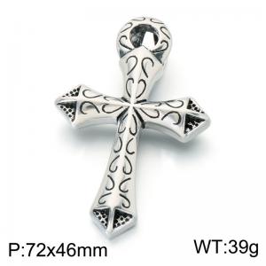 Stainless Steel Cross Pendant - KP118631-LU
