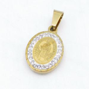 Stainless Steel Gold-plating Pendant - KP119164-HDJ
