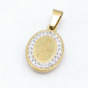 Stainless Steel Gold-plating Pendant - KP119166-HDJ