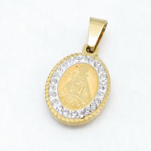 Stainless Steel Gold-plating Pendant - KP119168-HDJ