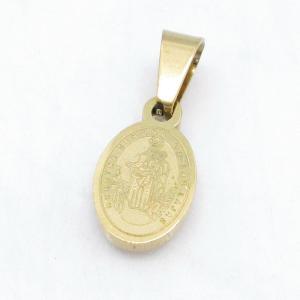 Stainless Steel Gold-plating Pendant - KP119179-HDJ