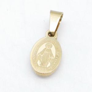 Stainless Steel Gold-plating Pendant - KP119182-HDJ