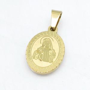 Stainless Steel Gold-plating Pendant - KP119196-HDJ