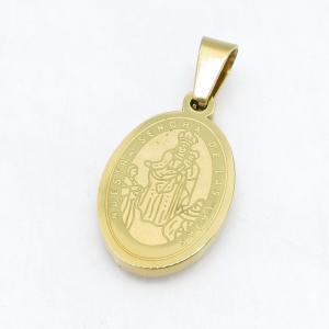 Stainless Steel Gold-plating Pendant - KP119197-HDJ