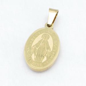 Stainless Steel Gold-plating Pendant - KP119198-HDJ