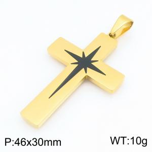 Stainless Steel Cross Pendant - KP119466-HR