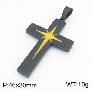 Stainless Steel Cross Pendant - KP119468-HR
