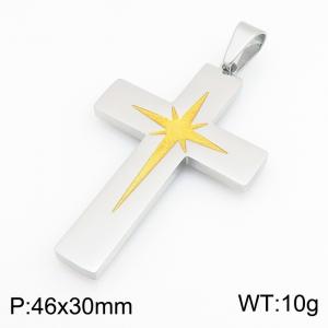 Stainless Steel Cross Pendant - KP119469-HR