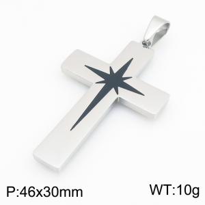 Stainless Steel Cross Pendant - KP119471-HR
