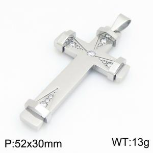 Fashion Jewelry Stainless Steel Cross Pendant Accessories - KP119531-KFC