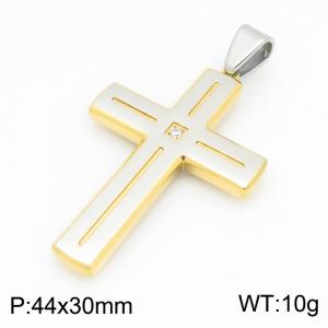 Stainless Steel Cross Pendant - KP119535-HR