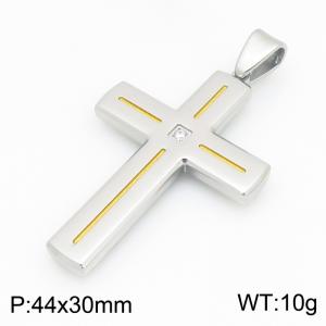 Stainless Steel Cross Pendant - KP119536-HR