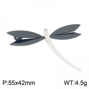 Stainless Steel Black-plating Pendant - KP119819-HR