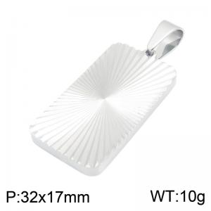 Stainless Steel Popular Pendant - KP119845-HR