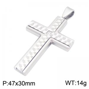 Stainless Steel Cross Pendant - KP119887-HR