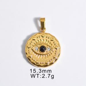 Fashion French Style Gold Eye of Horus Pendant - KP119952-WGYC