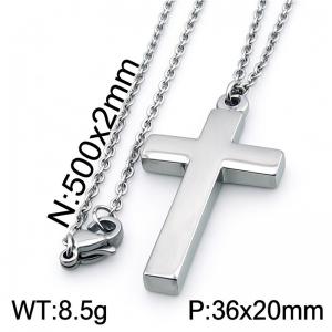 Stainless Steel Cross Pendant - KP41668-Z