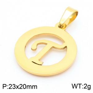 Stainless Steel Gold-plating Pendant - KP44035-Z