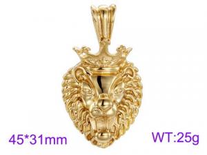 Stainless Steel Gold-plating Pendant - KP44974-TOT