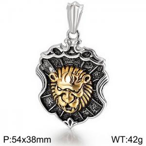 Stainless Steel Gold-plating Pendant - KP52352-BD
