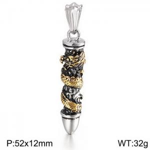 Stainless Steel Gold-plating Pendant - KP55731-BD