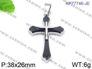 Stainless Steel Cross Pendant - KP77746-JE