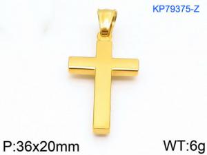 Stainless Steel Cross Pendant - KP79375-Z