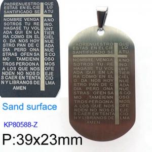 Stainless Steel Popular Pendant - KP80588-Z
