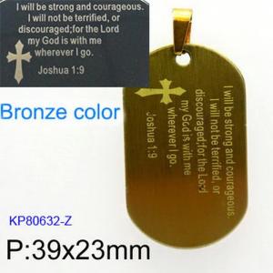 Stainless Steel Popular Pendant - KP80632-Z