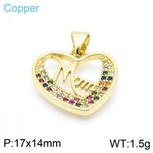 Copper Pendant （ Mother's Day） - KP97436-Z