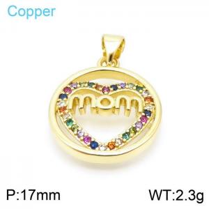 Copper Pendant （ Mother's Day） - KP97437-Z