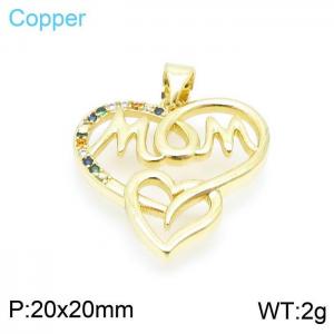 Copper Pendant （ Mother's Day） - KP97438-Z