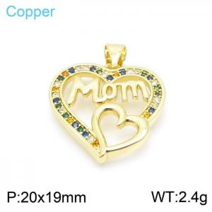 Copper Pendant （ Mother's Day） - KP97442-Z