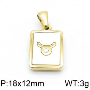 Stainless Steel Gold-plating Pendant - KP98660-LB