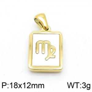 Stainless Steel Gold-plating Pendant - KP98661-LB