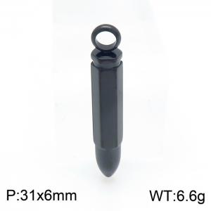 Stainless Steel Black-plating Pendant - KP99571-KFC