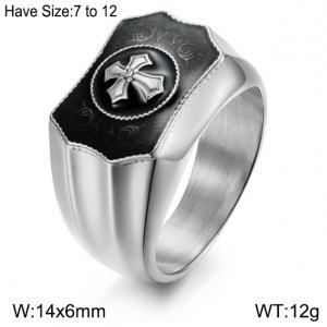 Stainless Steel Special Ring - KR100680-WGQF